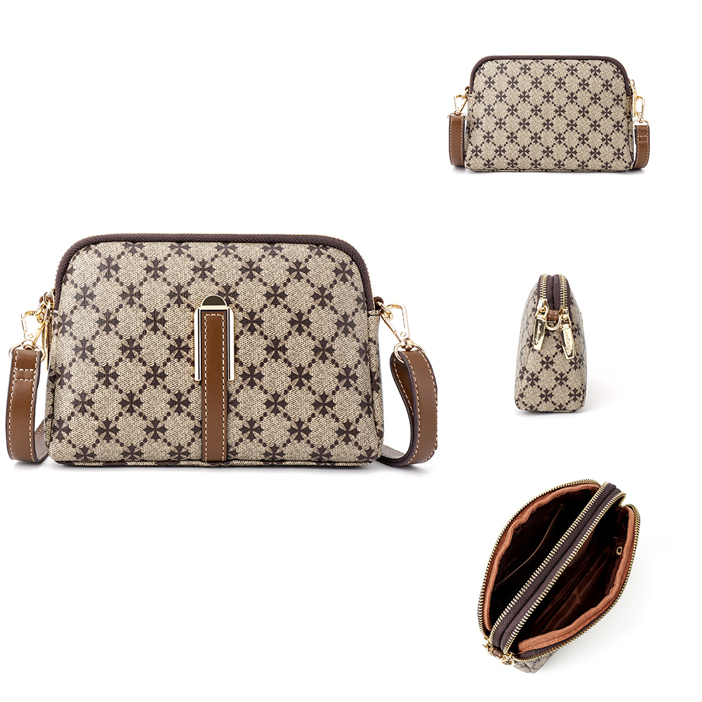 baellerry new women's crossbody bag European and American cross pattern MINI small square bag versatile portable shoulder bag for women_voghion.com