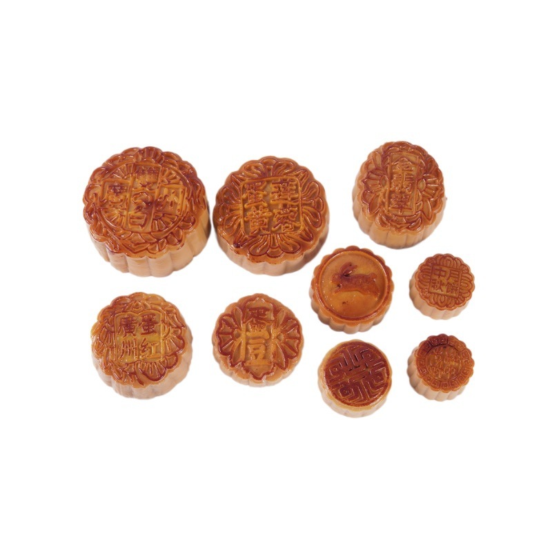 PVC仿真月饼模型仿真食物中秋节月饼蛋黄月饼挂件摄影道具摆件|undefined