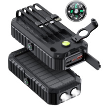 跨境CE/PSE认证手摇发电太阳充电宝hand crank Solar Power Bank