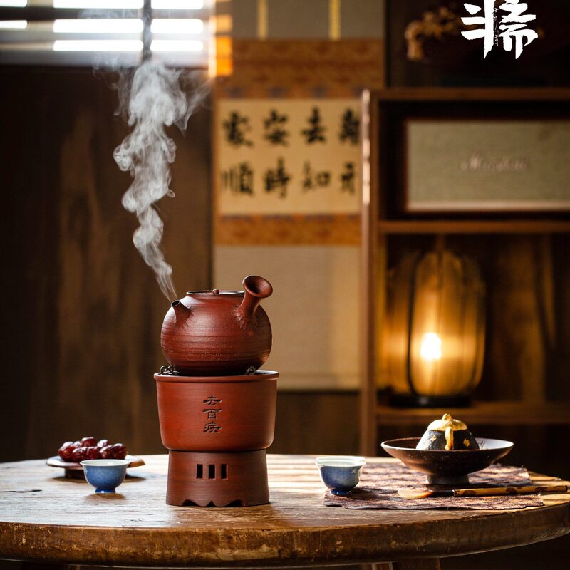 New Product from Banzai: Silent Color Hand-Carved Charcoal Stove for Tea Brewing, Side-Handle Pot, Ceramic Pot, Tea Brewing Set with Charcoal Stove New Product from Banzai: Silent Color Hand-Carved Charcoal Stove for Tea Brewing, Side-Handle Pot, Ceramic Pot, Tea Brewing Set with Charcoal Stove