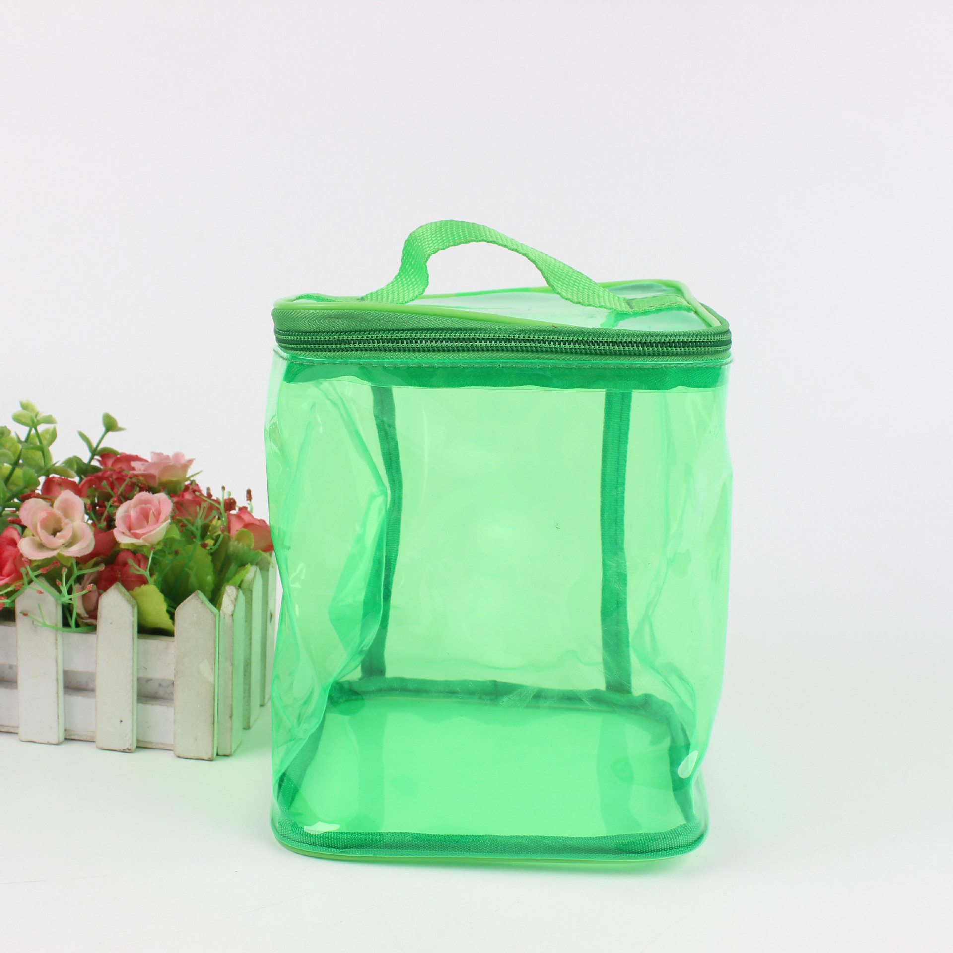 厂家批发透明鞋盒手提鞋袋家用牛津布生活用品收纳包收纳袋