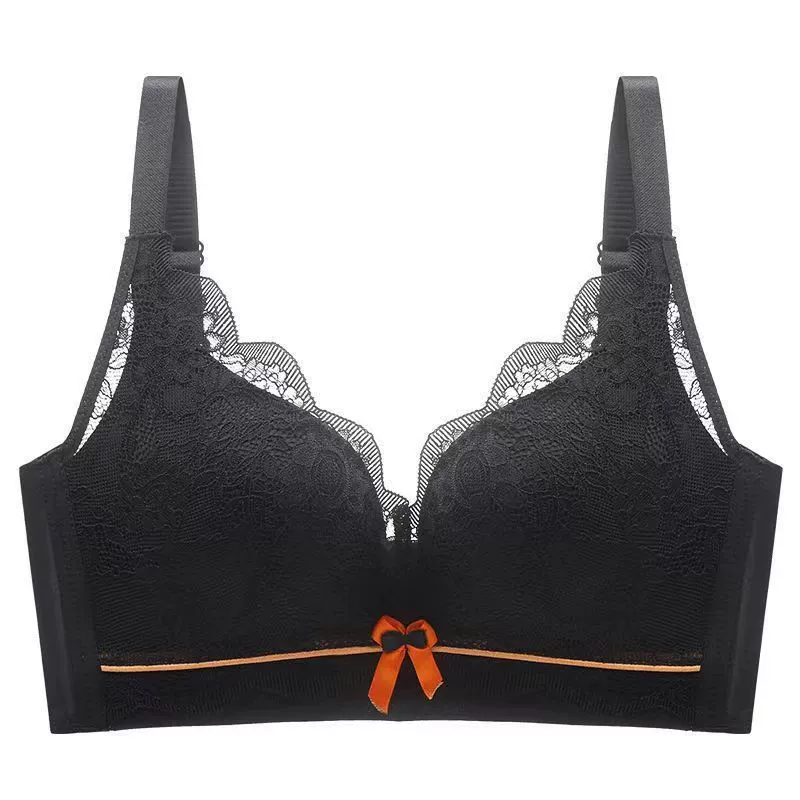 Underwear, latex supporting lace wireless bra
