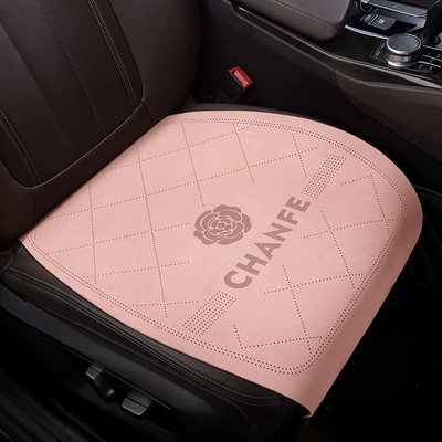 Seat cushion, seat cover — chair cover - camellia-a-girl-powder-front-row-single
