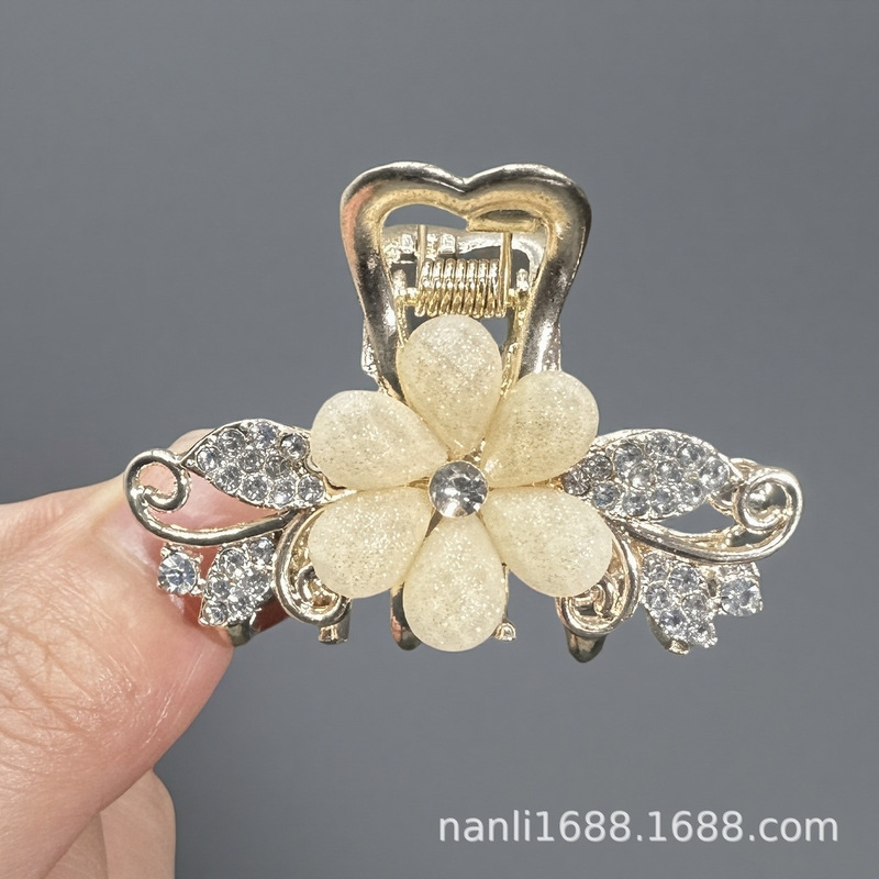 金属马尾神器发夹蝴蝶结抓夹马尾夹发夹合金发饰发卡发饰批发饰品|undefined