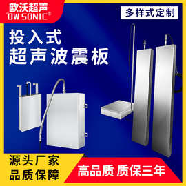 大功率超声波震板清洗机投入式工业用化工五金除油除锈不锈钢振盒