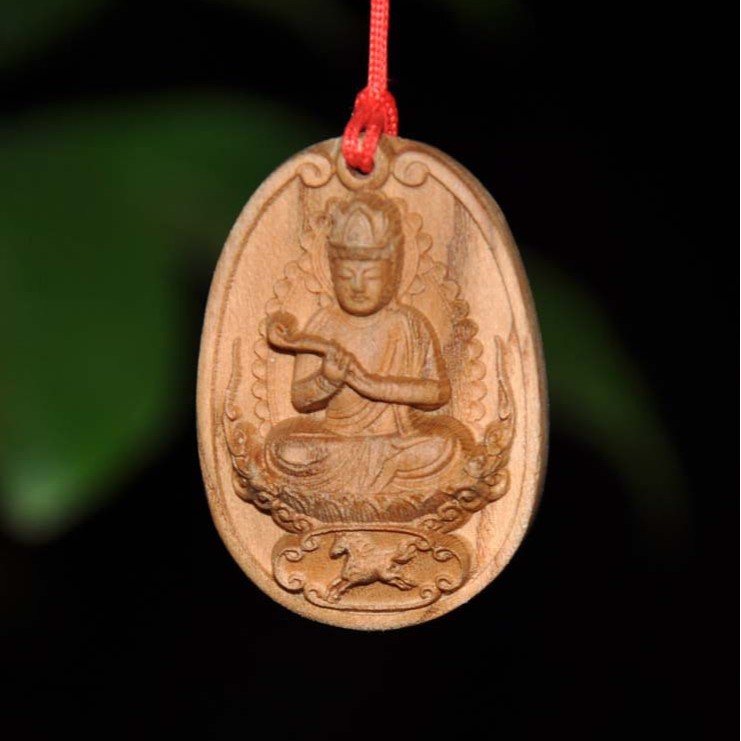 厂家创意桃木礼物 FL-2337 十二生肖守护神项坠 福临桃木饰品挂饰