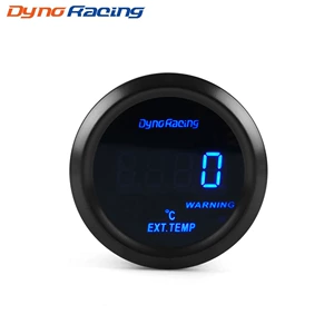 Avtomobil üçün 52mm LED mavi işıqlı rəqəmsal işlənmiş qaz temperaturu ölçən cihazı EGT sensoru ilə