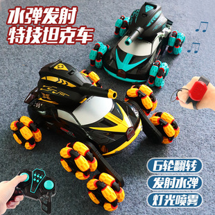 Cross-Border New Product Gesture Sensor Children's Toy Remote Control Car Four-Wheel Off-Road Drive Climbing Stunt Water Bomb Car Wholesale