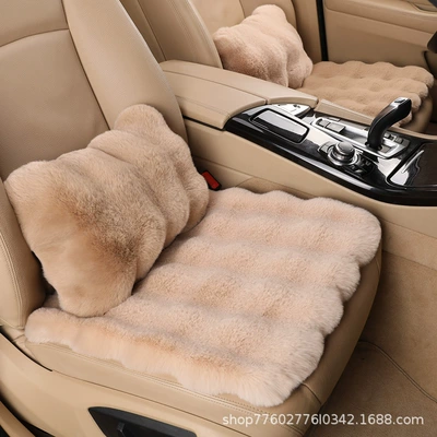 Wool pad – Non-Slip Warm Thickened - bubble-velvet-single-pad-bubble-velvet-khaki