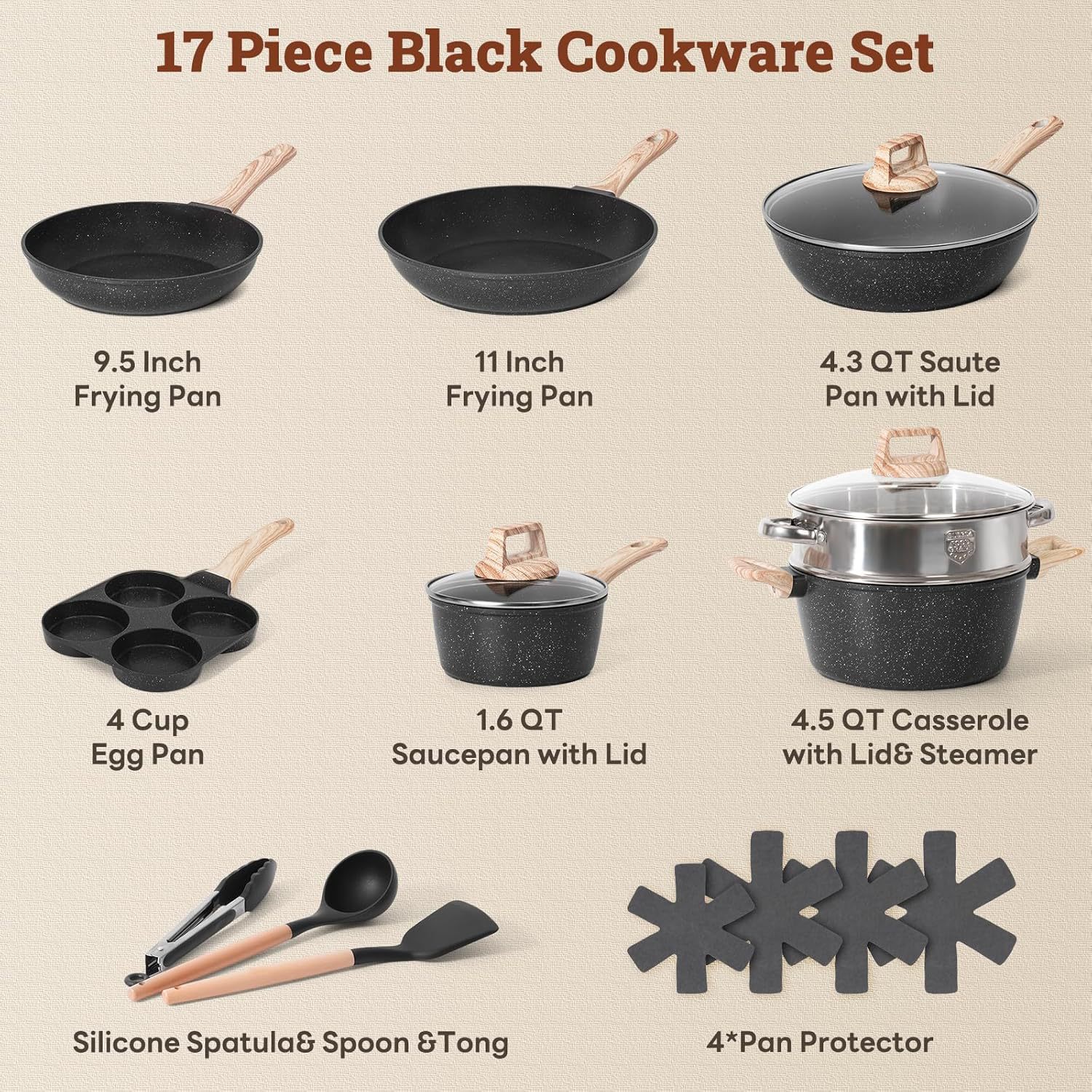 Ventas transfronterizas en caliente antiadherente cocina de arroz de arroz conjunto de piedra de leche casera cocina de gas horno electromagnético universal