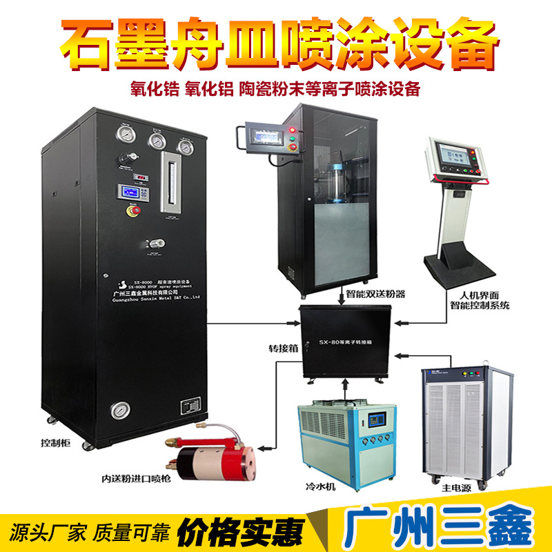 AF等离子喷涂设备 大型工件工程施工等离子靶材喷涂 石墨舟皿喷涂