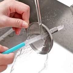 Small brush, straw brush, slender water pipe brush, test tube brush, straw brush, cleaning brush, soft bristled brush