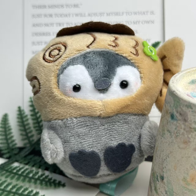 ドクターペンギンぬいぐるみキーホルダーおもちゃペンダントペンギン人形人形バッグペンダントギフト漫画かわいい|undefined