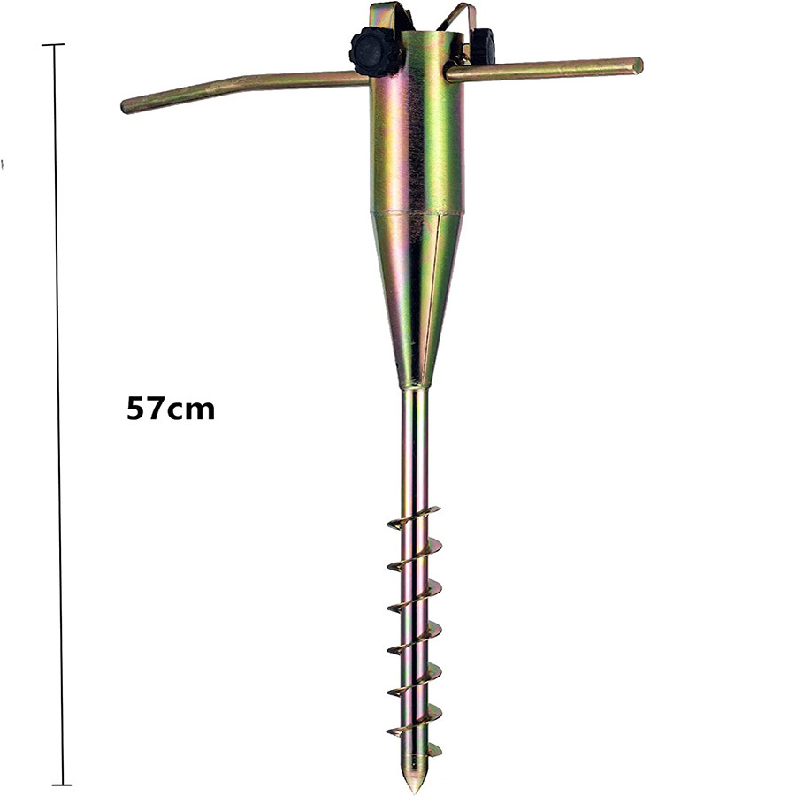 亚马逊金属太阳伞杆架沙滩花园遮阳伞沙旗杆支架草锚地面尖头底座