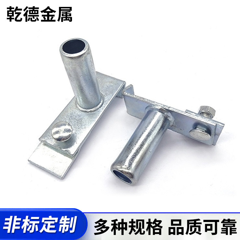 新型悬挑梁工字钢定位桩工字钢配件固定桩滑套镀锌钢管移动定位桩|undefined