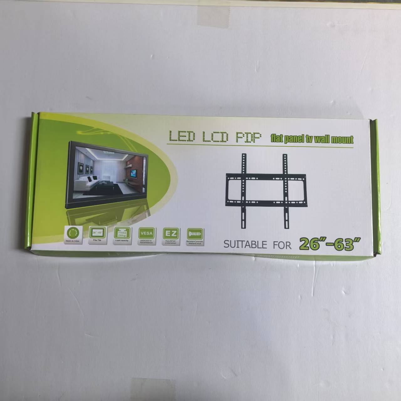 Los fabricantes venden al por mayor un soporte de TV universal de 26-63 pulgadas para TV de pared para TV
