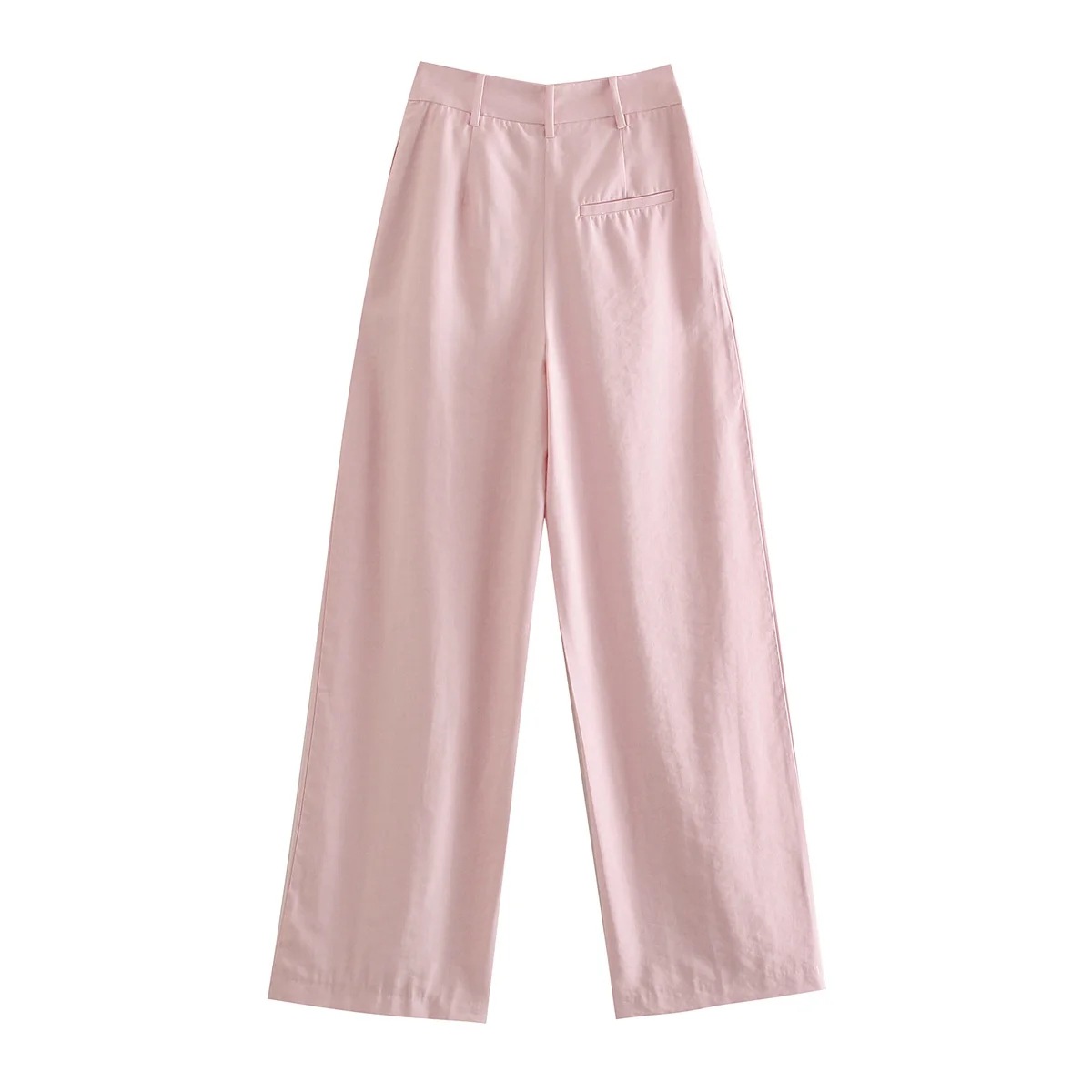 summer women s solid color high-waist slimming pants nihaostyle clothing wholesale NSHS69174