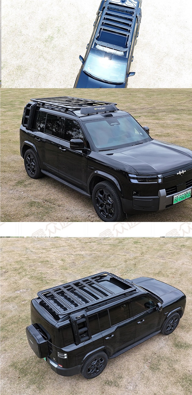 Suitable for Fangchengbao 5/Titanium 3 Titanium 7 modified roof luggage rack, Fangchengbao 8 platform side ladder backpack modification