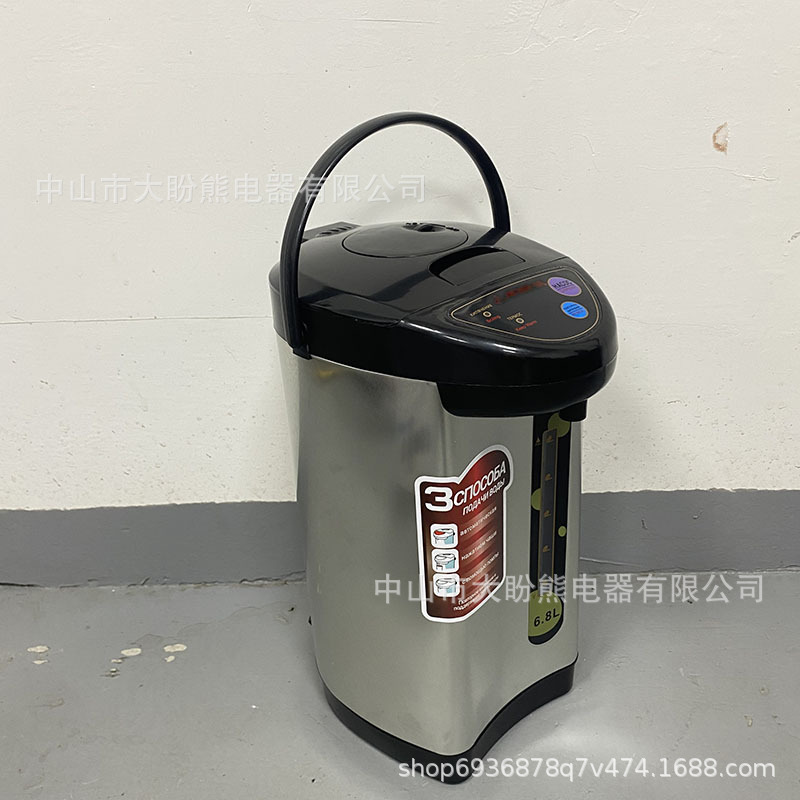 電気ケトル 6.8L ステンレス鋼電気熱湯ボトル湯ケトル保温ケトル高速沸騰|undefined