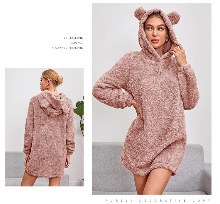 Coral Fleece Home Sweater Image 2