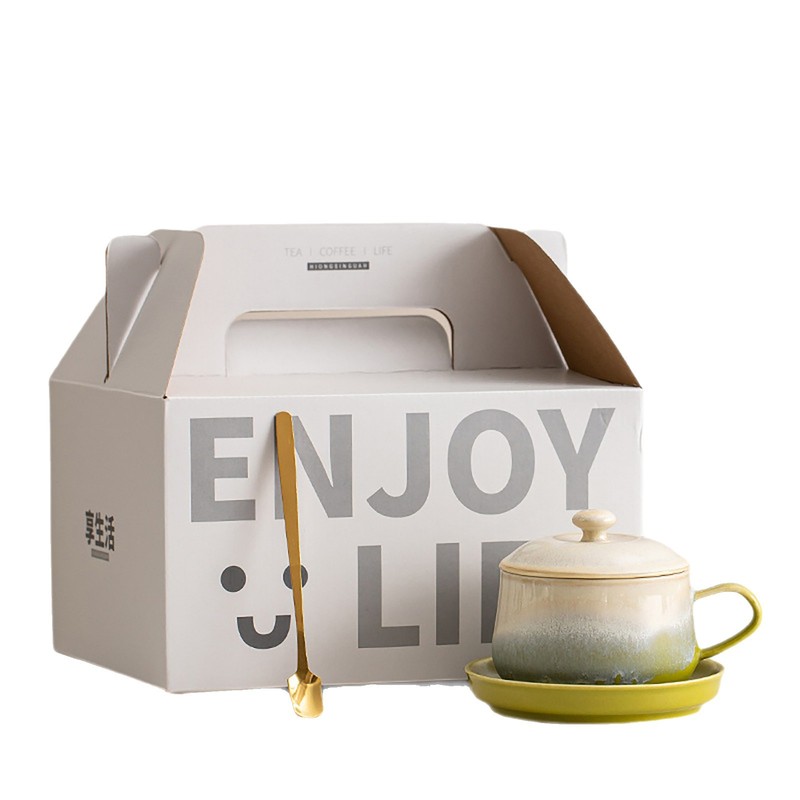 陶瓷咖啡杯碟套装小众精致生日礼物高颜值杯子马克杯伴手礼品定制|undefined