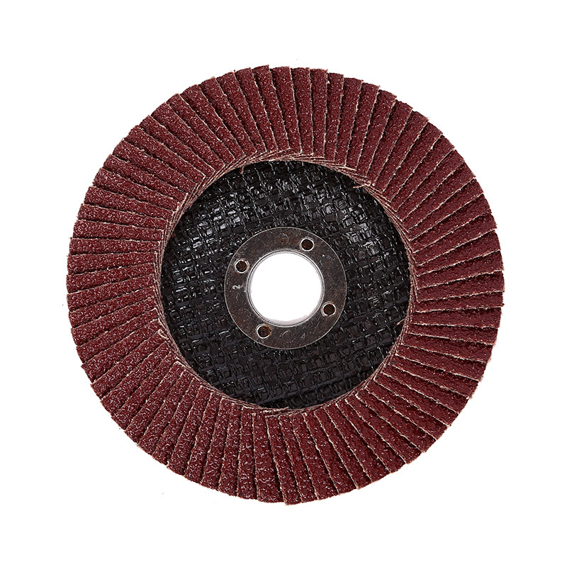 Hoja de pulido de cáscara de plástico para molino de ángulo de persiana de arena roja Hoja de pulido de molino de ángulo de persiana de arena roja calcinada