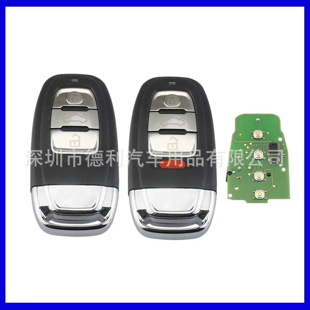 Подходит для 3-кнопочного 4-кнопочного полупонятного пульта дистанционного управления Audi, частота 315/433/868 8T0959754C
