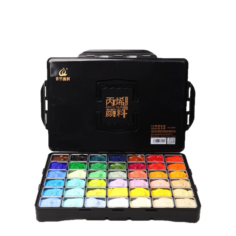 Bamboo painting material acrylic pigment painting formaldehyde free painting waterproof and sunscree