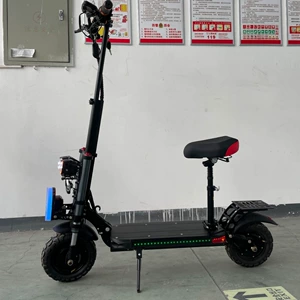 İkili ötürücülü 2400W 11 düym qatlana bilən off-road elektrik skuter