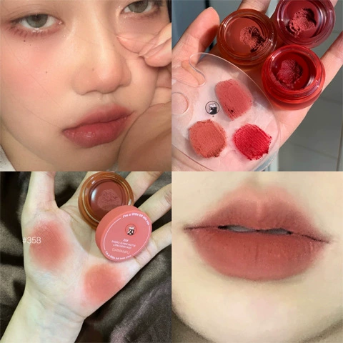 Pigment lipstick, lip gloss, matte handheld mousse, translucent shading