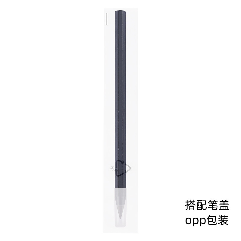 Octagonal penholder lápiz eterno negro tecnología sin fin lápiz al por mayor sketch pintura estudiante de la escuela primaria papelería lápiz