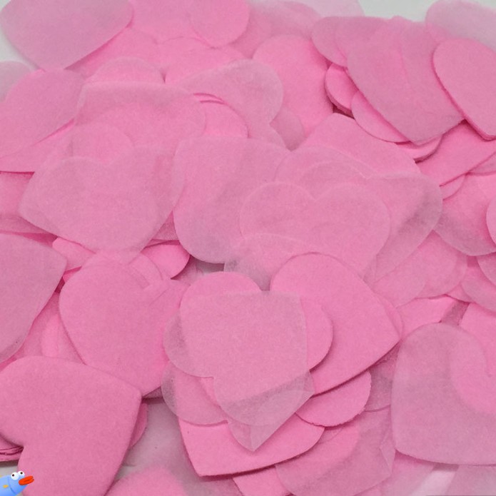 500g不规则纸屑2.5心形纸屑婚礼抛洒求婚派对气球填充桌面抛洒