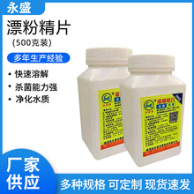 供应白色片状漂粉精片次氯酸钙片驱虫漂精片500克饮用水消毒水