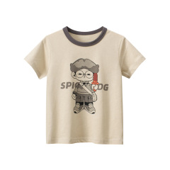27kids children's clothing summer new products boys short-sleeved T-shirts boy baby clothes cross-border supply dropshipping