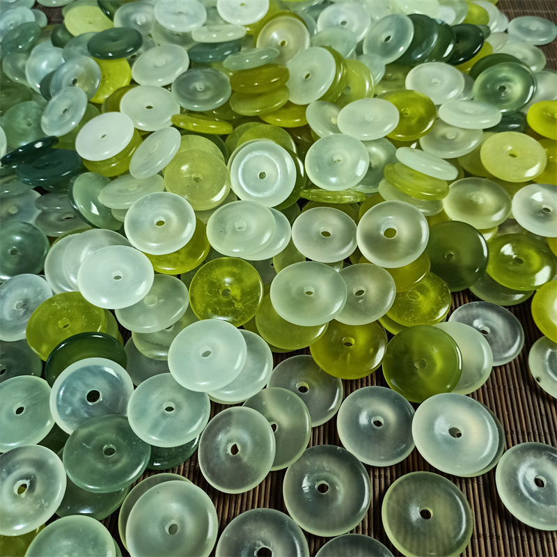 Xiuyu Ping An Buckle Jade Pendant Xiuyan Jade Original Stone Pendant Factory Wholesale Chinese Yu Pei Ali E-commerce Supply