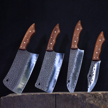 正品龙泉菜刀套装家用夹钢刀纯手工厨房刀具斩切刀厨师切片刀批发