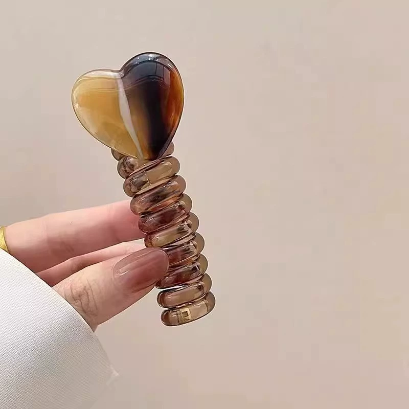 Японская волосная штучка (Hair Rope), элегантная хвостик с декоративным сердечком/бабочкой, легкий 22 г