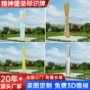 立式生产景区导向指示牌