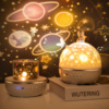 Cute star projection, rotating lamp, children's music box, internet celebrity, Birthday gift