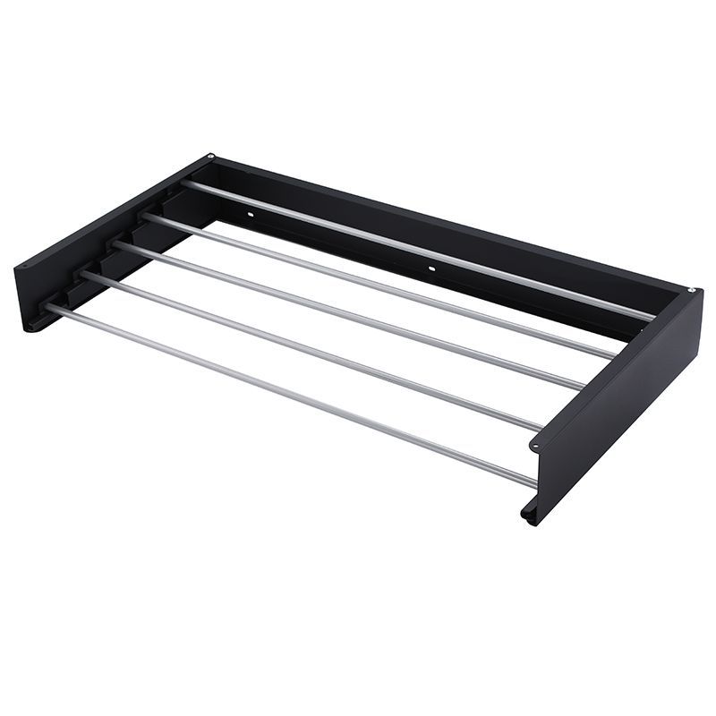 Toallas de baño toallas de baño escondidas toallas de baño negras estantes de toallas de baño plegables estantes de pared estantes de secador de ropa
