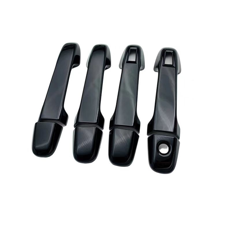 Suitable for 11-20 Toyota Aqua Prius C Handle Body Black Door Outer Handle Fiber Pattern Modification
