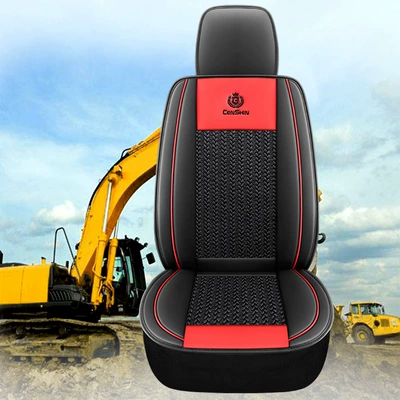 Excavator Seat Cover for Sany, Doosan, Caterpillar, Hitachi, Kobelco, Liugong, Small Excavator Seat Cushion, Universal Seat Cover, Wear-Resistant (Universal seat cover) - red-standard-edition-order-remarks-model-number