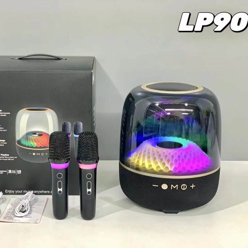 外国貿易の新型lp 92瑠璃の4世代のbluetoothのスピーカーの大出力のサブウーファのハマンの4色の明かりのサブウーファの音響|undefined
