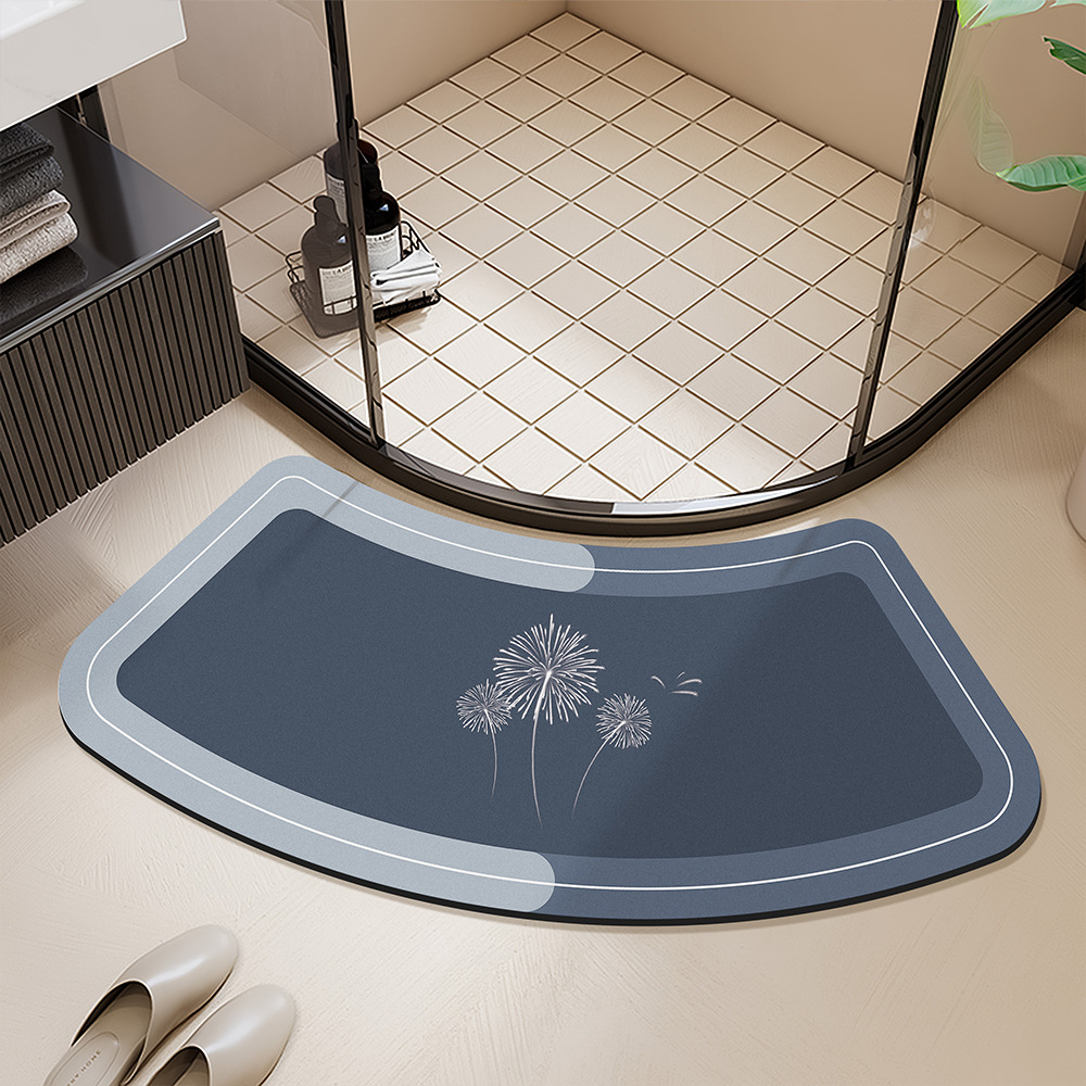 alfombra de suelo de baño alfombra de puerta de entrada alfombra de baño alfombra antideslizante de baño absorbente de agua alfombra doméstica