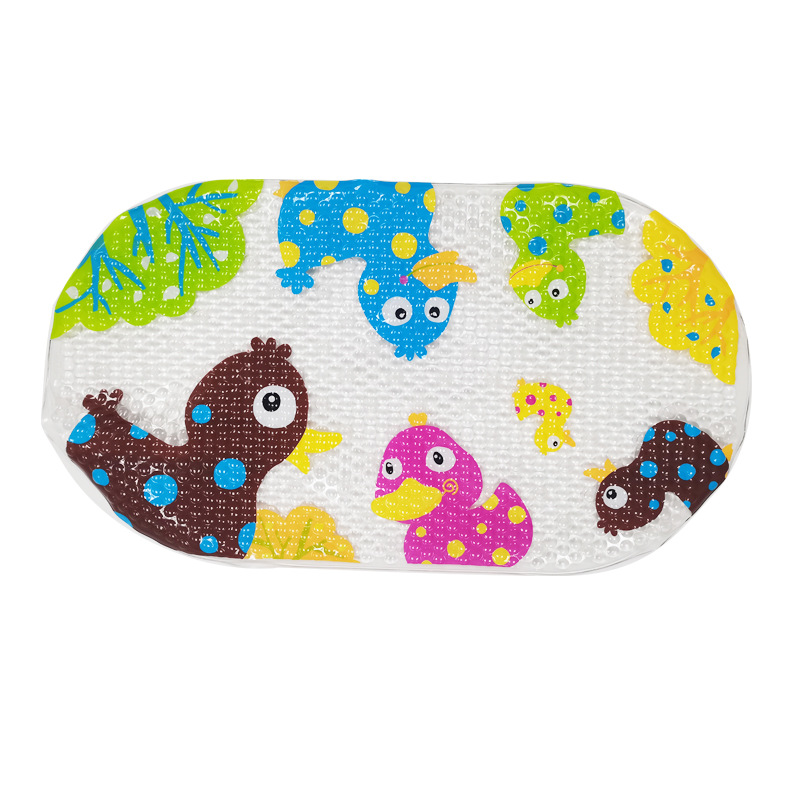 Patrón de impresión transfronteriza PVC baño antideslizante alfombra con adsorción Hotel ducha bañera alfombra de piso estera de piso de protección del medio ambiente fabricante