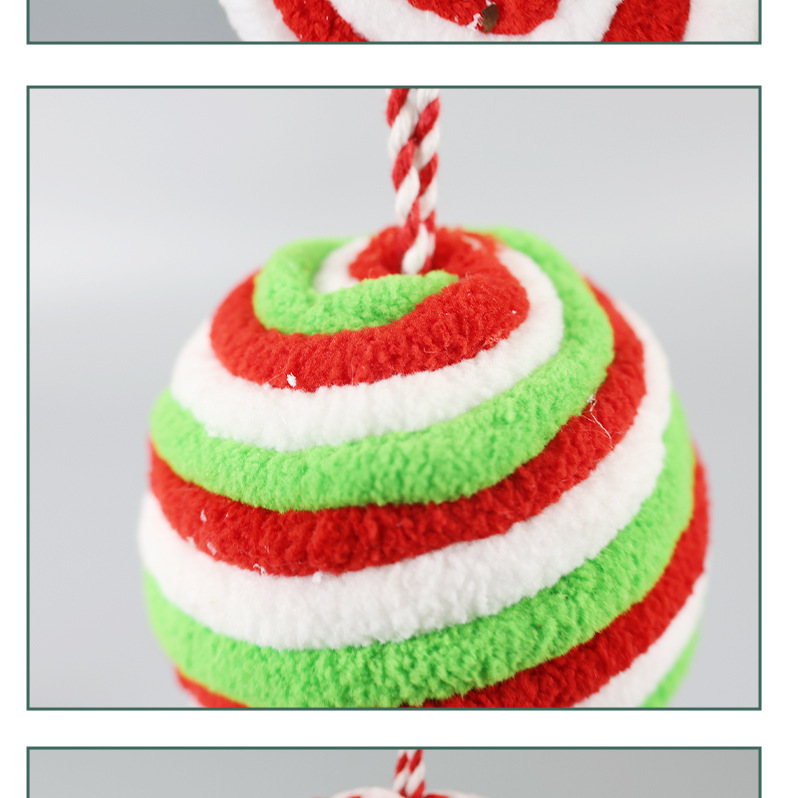 Bola roja, verde y blanca