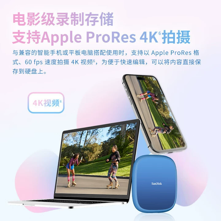 SanDisk Creator E62C magnetic mobile solid state drive mobile phone capacity expansion solid state mobile phone direct connection