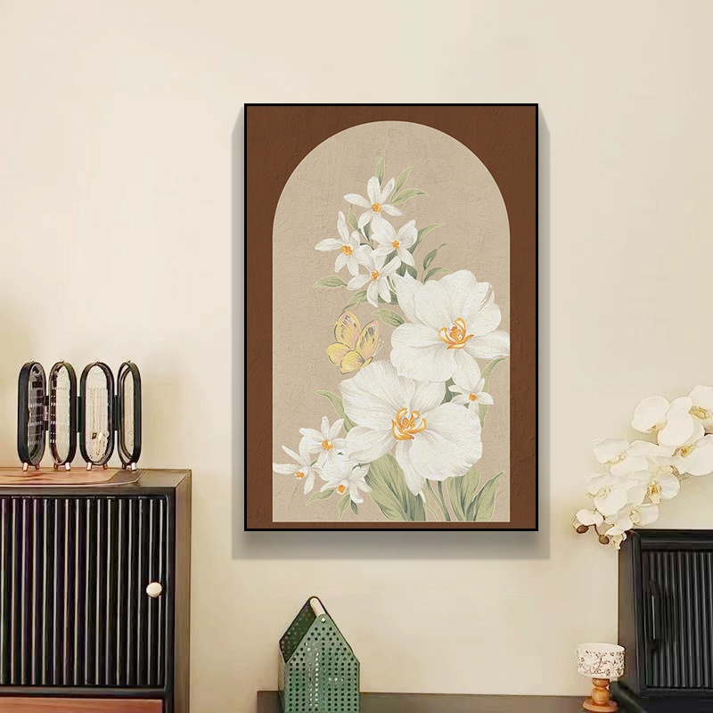 宋代美学新中式装饰画入户玄关过道挂画客厅卧室沙发背景墙壁画|undefined