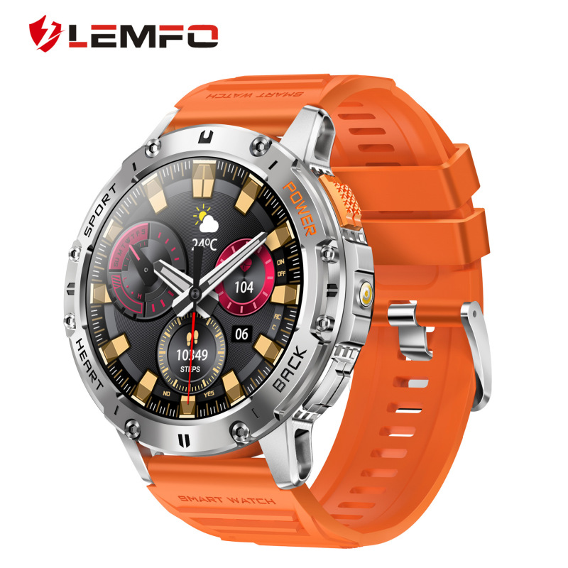 Lemfo 1.4inch Amoled Screen Bluetooth Call Heart Rate Blood Pressure Blood Oxygen Detection Weather K65 Smart Watch Lemfo 1.4inch Amoled Screen Bluetooth Call Heart Rate Blood Pressure Blood Oxygen Detection Weather K65 Smart Watch