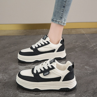 Explosions small white shoes women 2024 spring and autumn new shoes Joker thick-soled board shoes casual shoes muffin sneaker